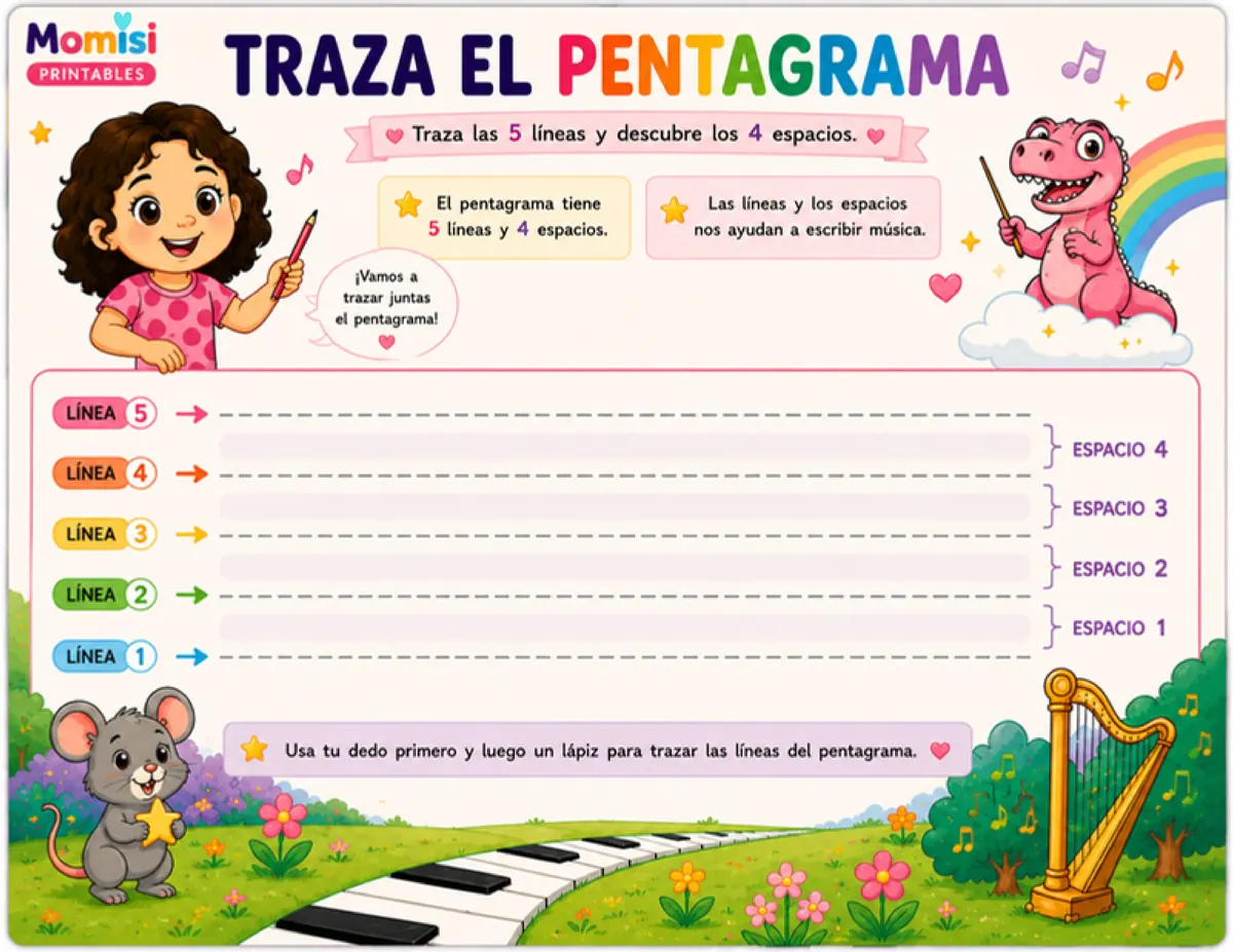 Actividad de recortar y pegar notas